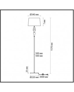 Торшер Odeon Light 5040/1F-foto3