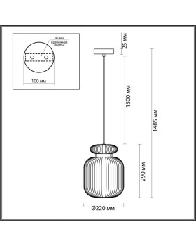 Подвесной светильник Odeon Light 5042/1C-foto3