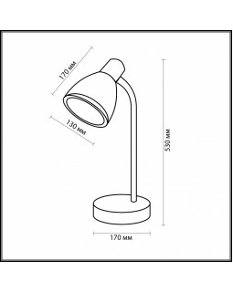 Настольная лампа Odeon Light 2411/1T-foto2