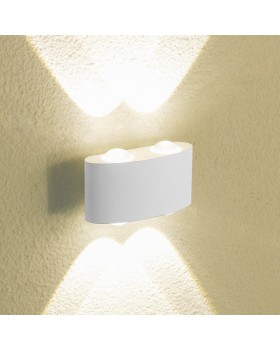 Светильник настенный Elektrostandard 1555 TECHNO LED TWINKY DOUBLE белый-foto2