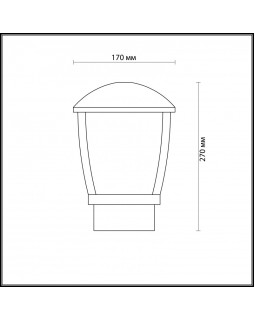 Садовый светильник Odeon Light 4051/1B-foto2