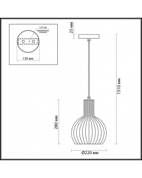 Подвесной светильник Odeon Light 3380/1A-foto2