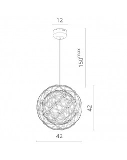 Подвесная люстра Divinare 1030/02 SP-42-foto5