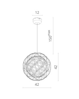 Подвесная люстра Divinare 1030/02 SP-42-foto5
