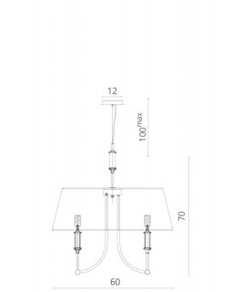 Подвесная люстра Divinare 1167/01 SP-6-foto5