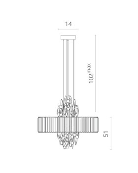 Подвесная люстра Divinare 1285/02 SP-6-foto6