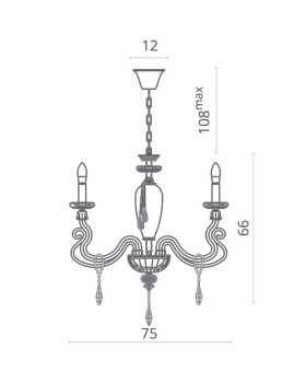 Подвесная люстра Divinare 5124/07 LM-8-foto6