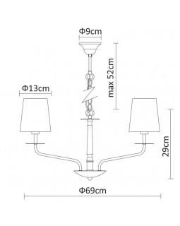 Подвесная люстра ARTE Lamp A1048LM-8CC-foto4