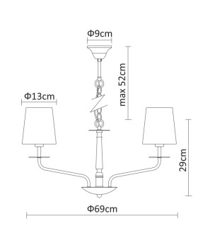 Подвесная люстра ARTE Lamp A1048LM-8CC-foto4