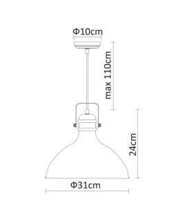 Подвесной светильник ARTE Lamp A1102SP-1AB-foto4