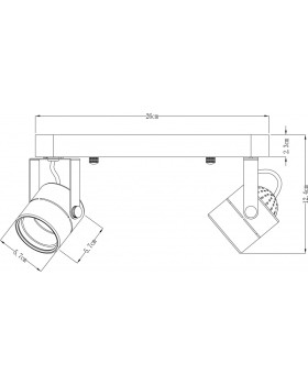 Спот ARTE Lamp A1310PL-2BK-foto5