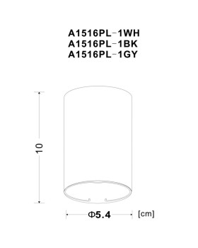 Накладной светильник ARTE Lamp A1516PL-1GY-foto3
