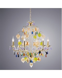 Подвесная люстра ARTE Lamp A2011LM-6GO-foto2