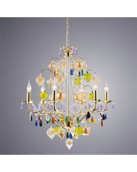 Подвесная люстра ARTE Lamp A2011LM-6GO-foto2