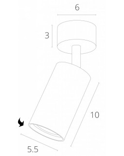 Спот ARTE Lamp A3216PL-1WH-foto3