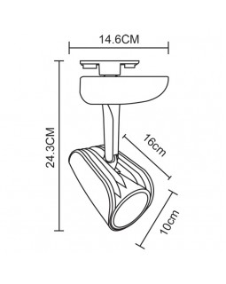 Светильник на шине ARTE Lamp A3930PL-1BK-foto3