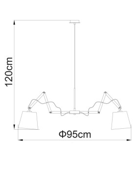 Люстра на штанге ARTE Lamp A5700LM-8WH-foto2