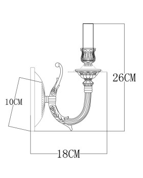 Бра ARTE Lamp A5966AP-1WG-foto3