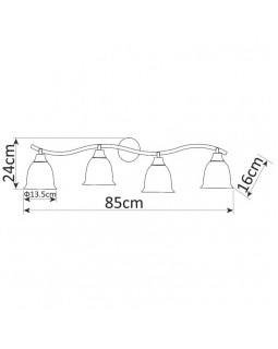 Спот ARTE Lamp A9557PL-4CC-foto3