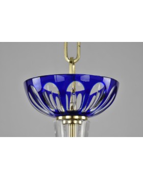 Подвесная люстра Bohemia Ivele Crystal 1308/12+6/360/2d G Cl/Clear-Blue/H-1I-foto3