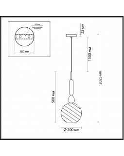 Подвесной светильник Odeon Light 4648/1-foto4