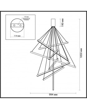 Подвесной светильник Odeon Light 3860/96B-foto3