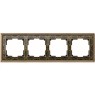 Рамка Werkel WL77-Frame-04 (золото/черный)