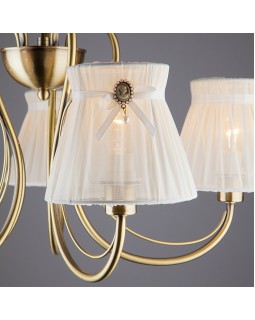 Подвесная люстра Eurosvet 60039/5 античная бронза-foto4