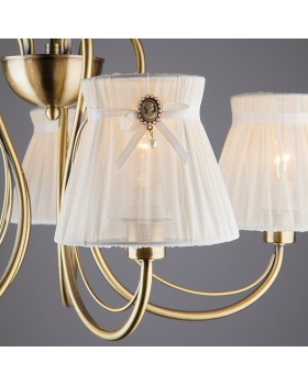 Подвесная люстра Eurosvet 60039/5 античная бронза-foto4