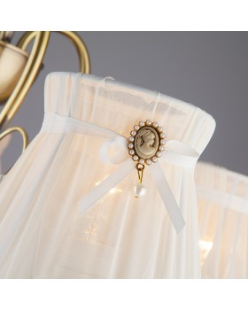 Подвесная люстра Eurosvet 60039/5 античная бронза-foto5