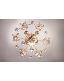 Подвесная люстра Eurosvet 10052/6 золото/тонированный хрусталь Strotskis-foto11