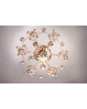 Подвесная люстра Eurosvet 10052/6 золото/тонированный хрусталь Strotskis-foto11