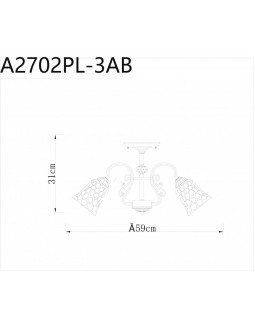 Люстра на штанге ARTE Lamp A2702PL-3AB-foto5