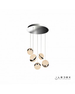 Подвесная люстра iLedex C4474-5R CR-foto3
