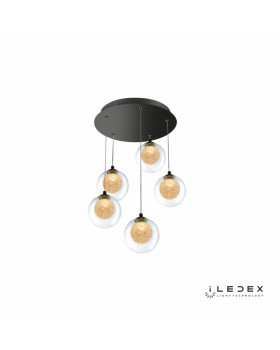 Подвесная люстра iLedex C4457-5R CR-foto2