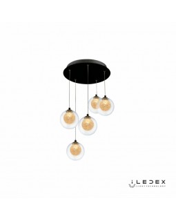 Подвесная люстра iLedex C4457-5R CR-foto3