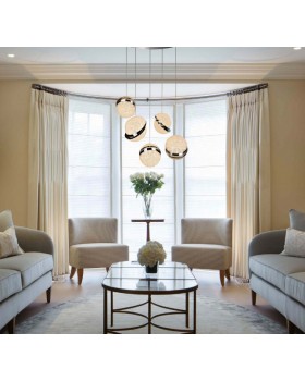 Подвесная люстра iLedex C4474-5R CR-foto2