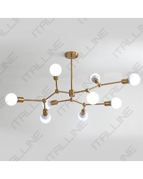 Люстра на штанге ITALLINE Vega SP 6228/9 brass-foto2