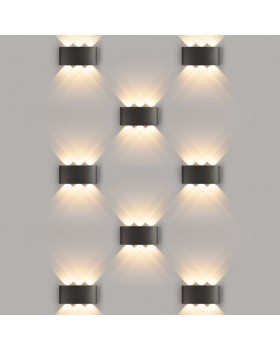 Светильник настенный Elektrostandard 1551 TECHNO LED TWINKY TRIO черный-foto3