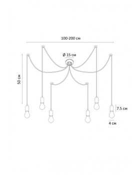 Подвесная люстра ARTE Lamp A4322SP-6WH-foto3