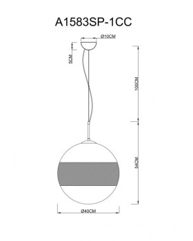 Подвесной светильник ARTE Lamp A1583SP-1CC-foto3