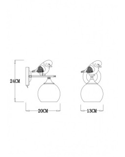 Бра ARTE Lamp A2150AP-1WG-foto4