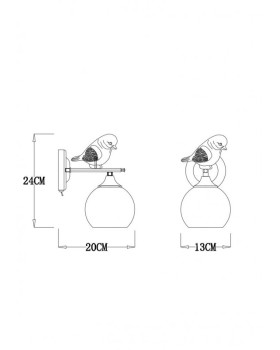 Бра ARTE Lamp A2150AP-1WG-foto4
