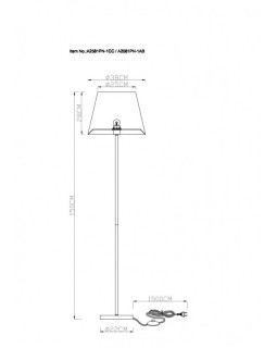 Торшер ARTE Lamp A2581PN-1AB-foto5