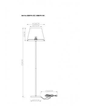 Торшер ARTE Lamp A2581PN-1AB-foto5
