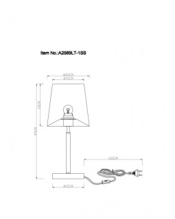 Настольная лампа ARTE Lamp A2589LT-1SS-foto5