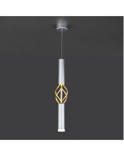 Подвесной светильник Eurosvet 50191/1 LED матовое серебро/матовое золото-foto3