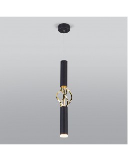 Подвесной светильник Eurosvet 50191/1 LED черный/золото