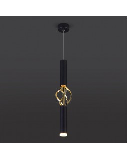 Подвесной светильник Eurosvet 50191/1 LED черный/золото-foto3