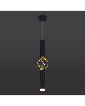 Подвесной светильник Eurosvet 50191/1 LED черный/золото-foto3